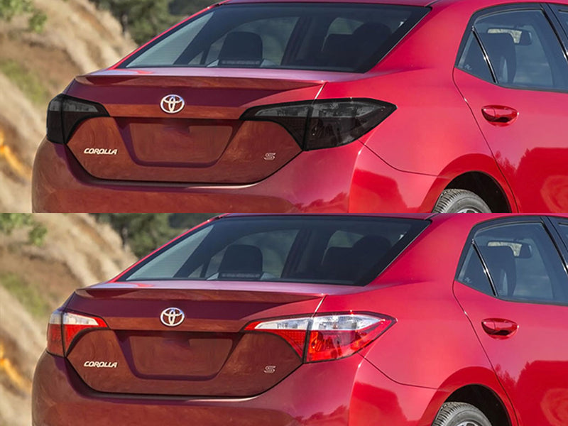 corolla (sedan) Before and After Smoked Taillights