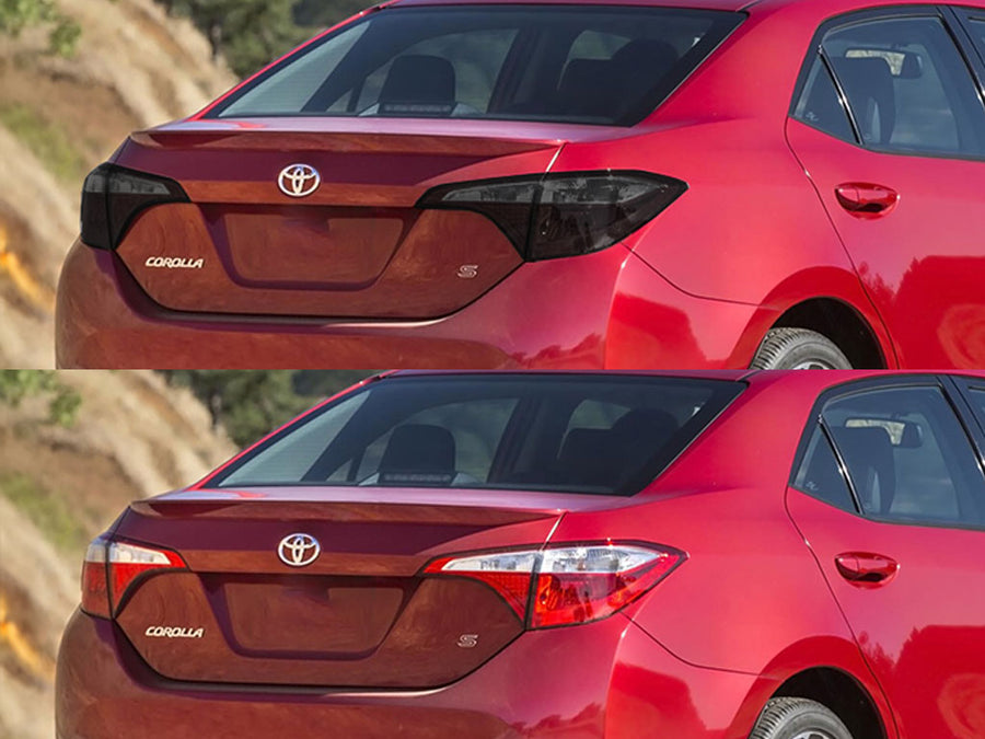 corolla (sedan) Before and After Smoked Taillights