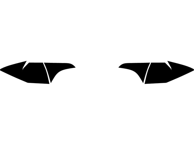 corolla (sedan) Precut Tail Light Tint Diagram