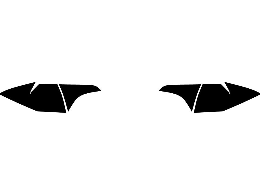 corolla (sedan) Precut Tail Light Tint Diagram