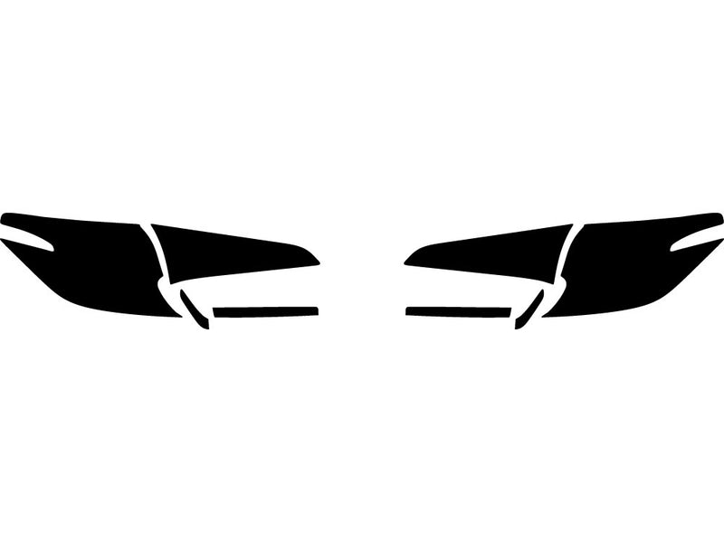 corolla (hatchback) Precut Tail Light Tint Diagram
