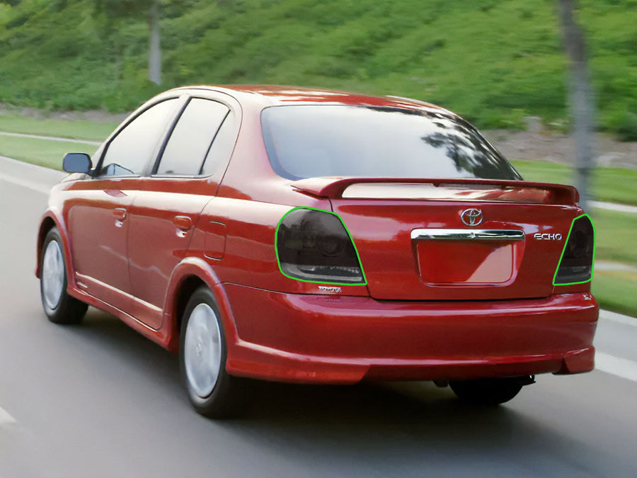 echo Tail Light Tint Installation Points
