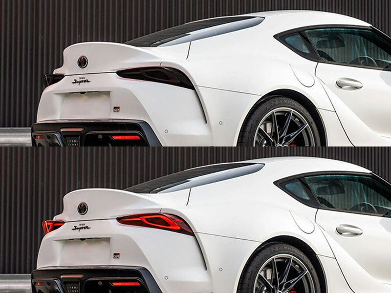gr supra Before and After Smoked Taillights
