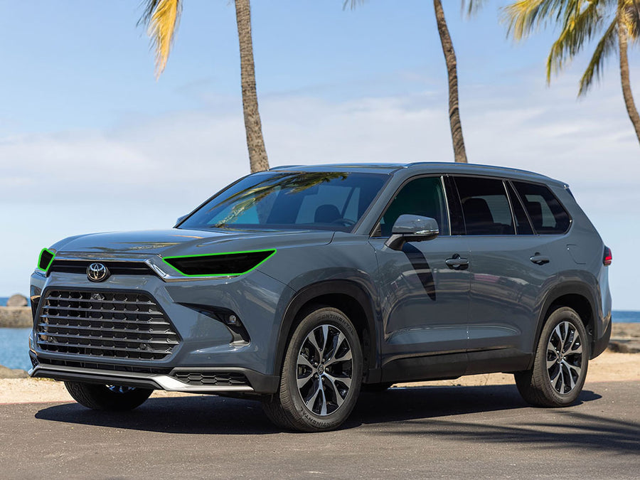 toyota grand highlander 2023-2025 Headlight Tint Location