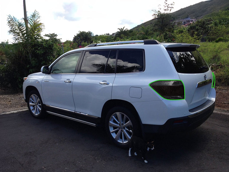 highlander Tail Light Tint Installation Points