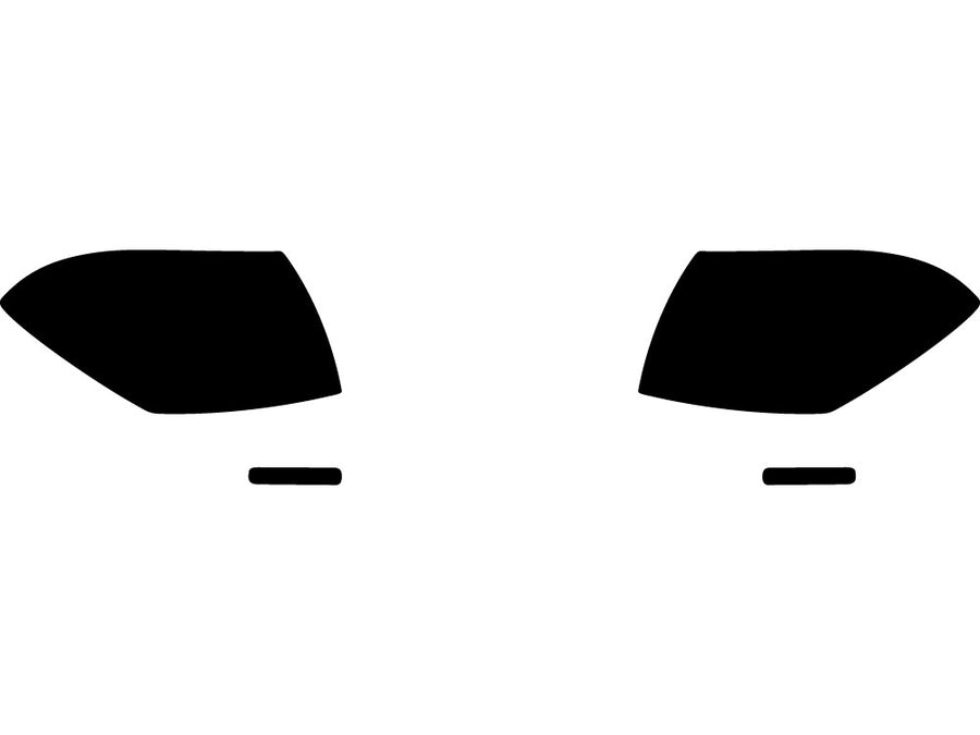 highlander Precut Tail Light Tint Diagram