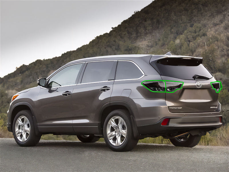 highlander Tail Light Tint Installation Points
