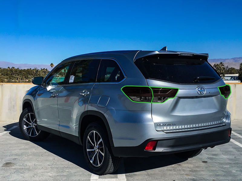 highlander Tail Light Tint Installation Points