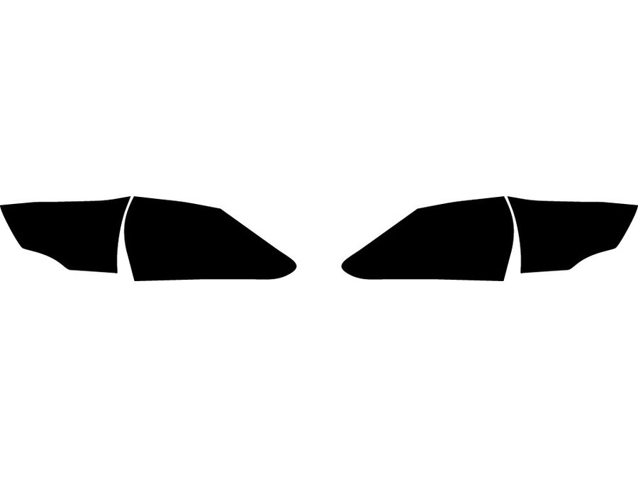 highlander Precut Tail Light Tint Diagram