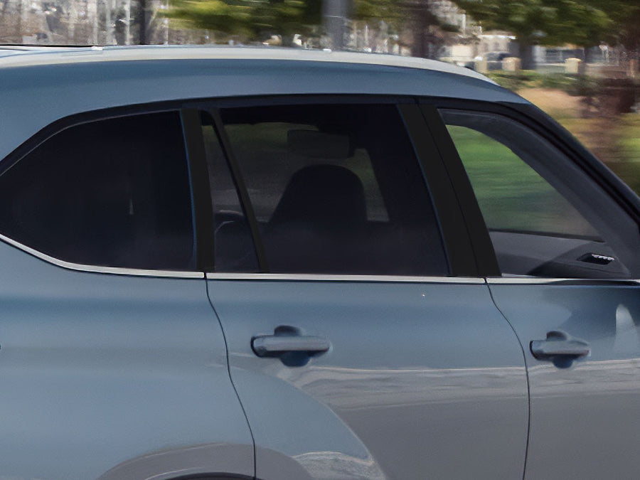 toyota highlander 2020-2024 Custom Pillar Cover Diagram