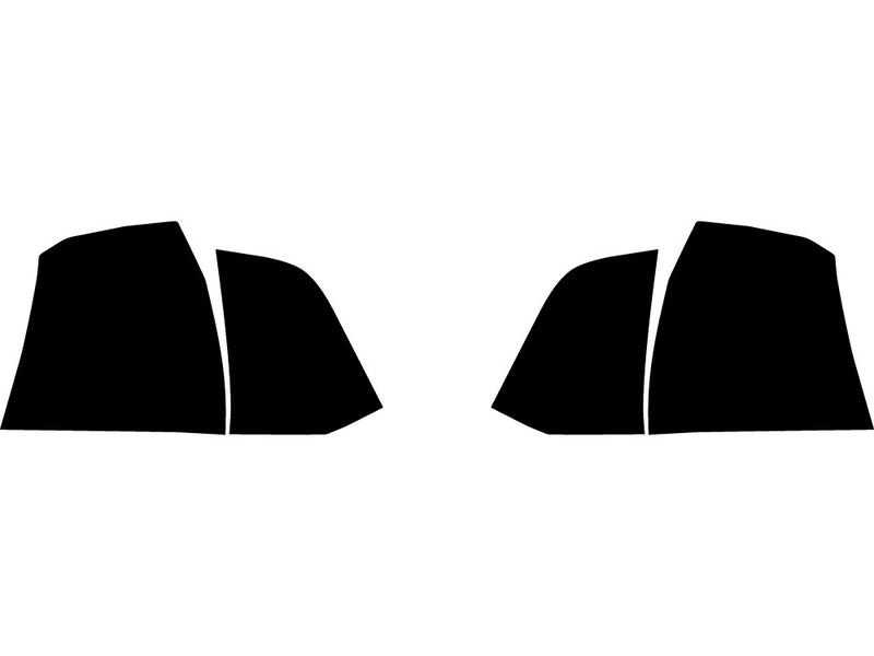 land cruiser Precut Tail Light Tint Diagram