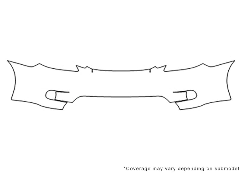 matrix 3M Clear Bra Bumper Precut PPF Diagram