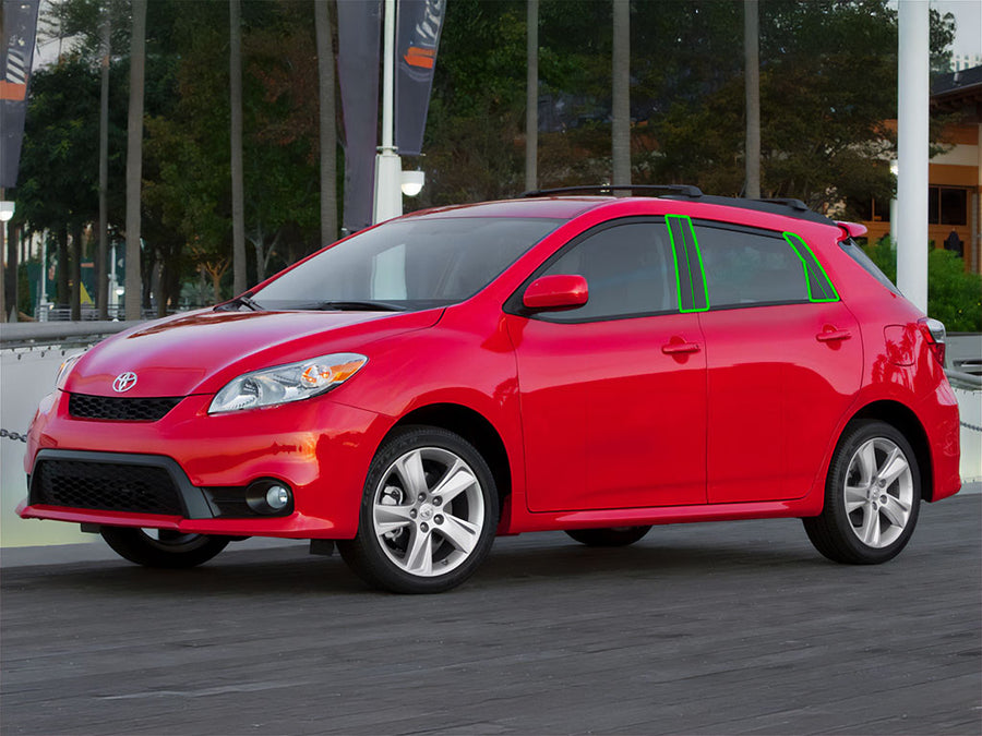 toyota matrix 2009-2013 Pillar Post Trim Installation Location