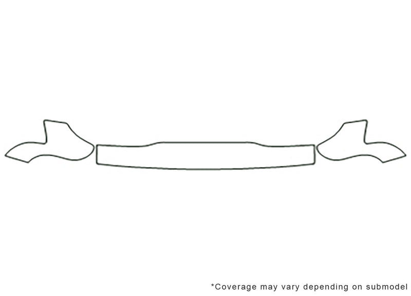 pick up Avery Dennison Clear Bra Hood Precut PPF Diagram