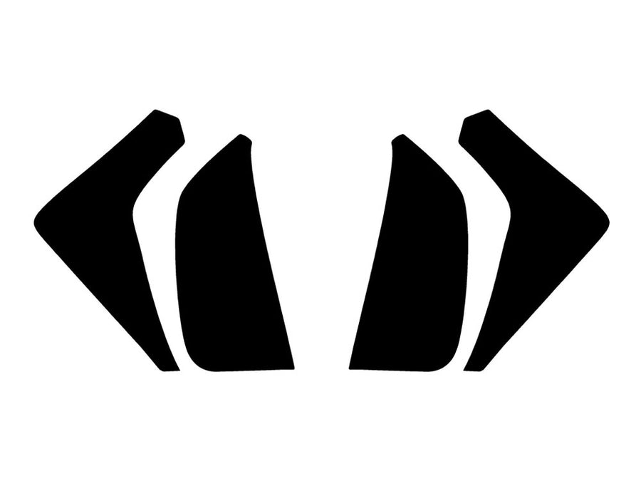 prius (hatchback) Precut Tail Light Tint Diagram