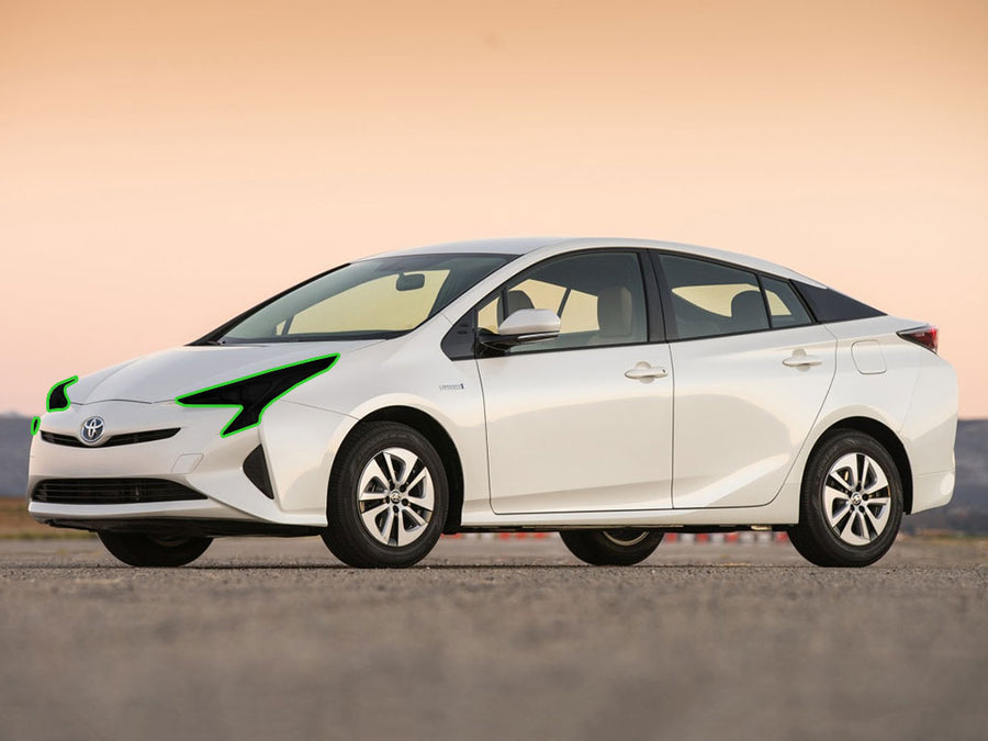 toyota prius 2016-2018 Headlight Tint Location