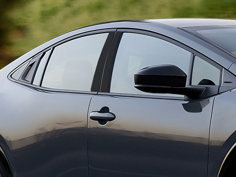 toyota prius 2023-2024 Gloss Black Pillar Cover Diagram