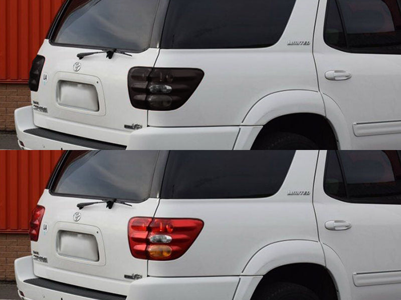 sequoia Before and After Smoked Taillights