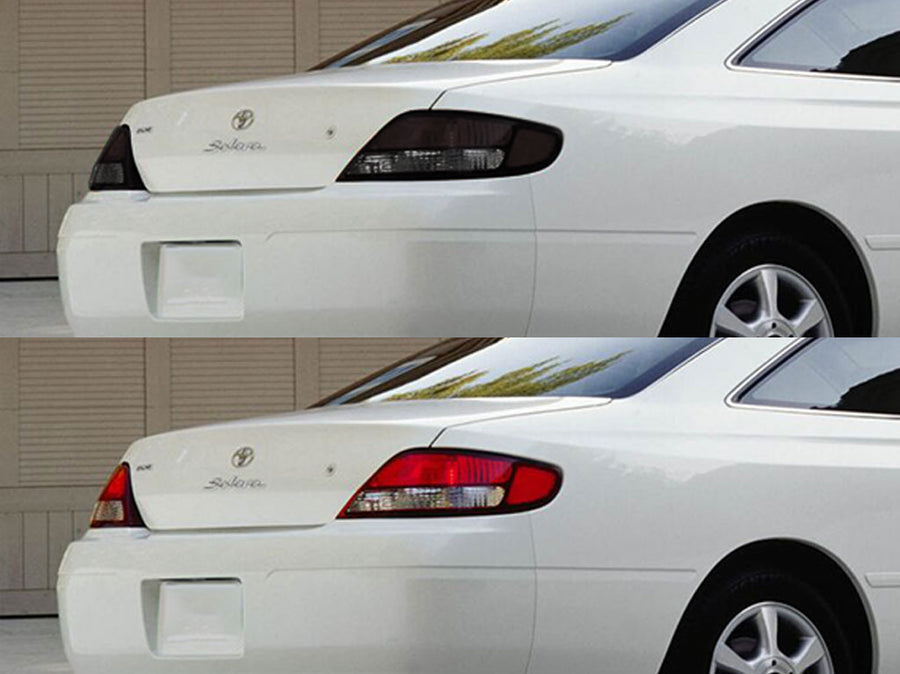 solara Before and After Smoked Taillights