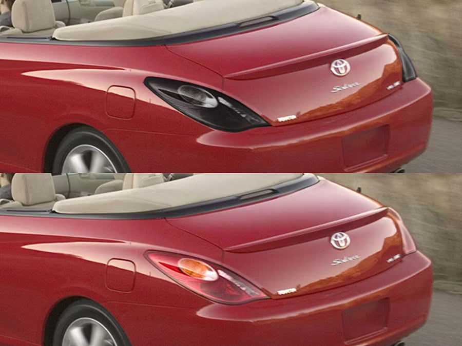 solara Before and After Smoked Taillights