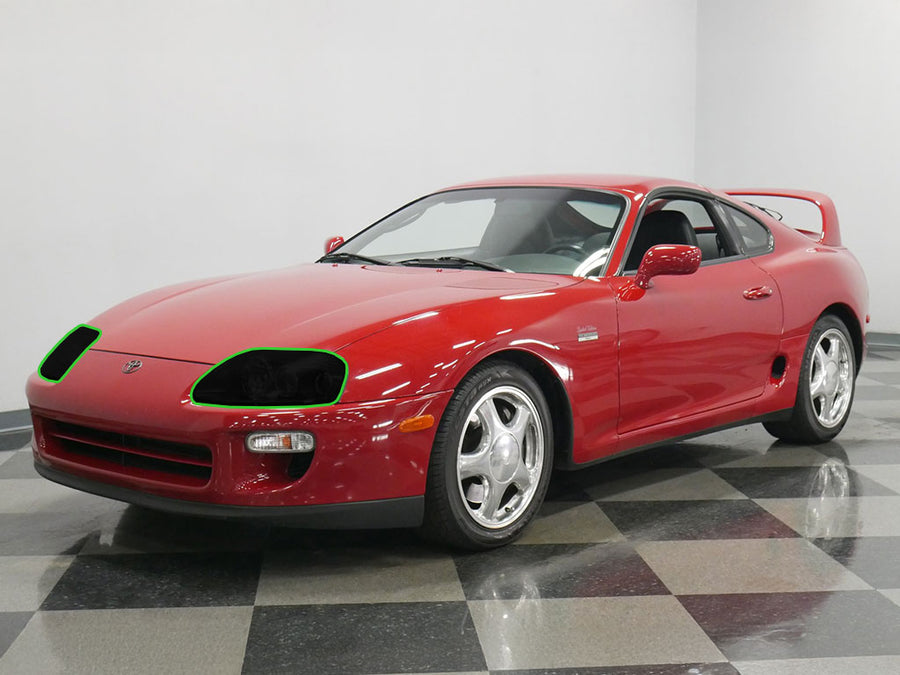 toyota supra 1993-1998 Headlight Tint Location