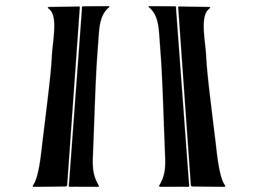 toyota tacoma 2005-2015 Gloss Black Pillar Trim
