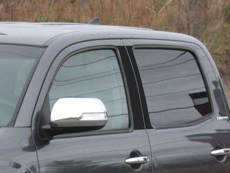 toyota tacoma 2005-2015 Carbon Fiber Pillar Cover Diagram