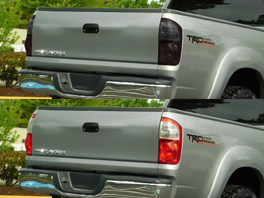 tundra Before and After Smoked Taillights