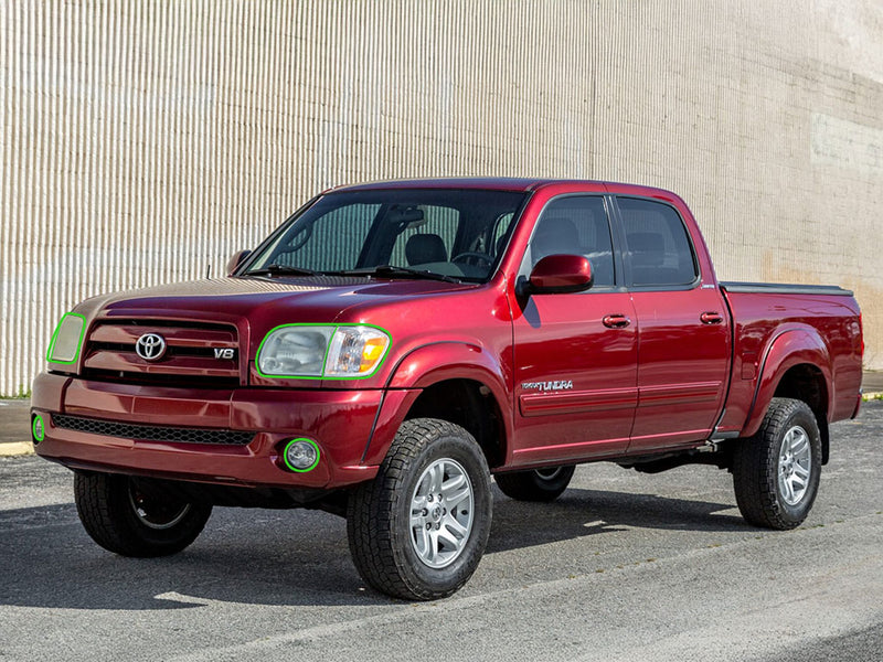 toyota tundra 2003-2006 Headlight Protection Installation Location