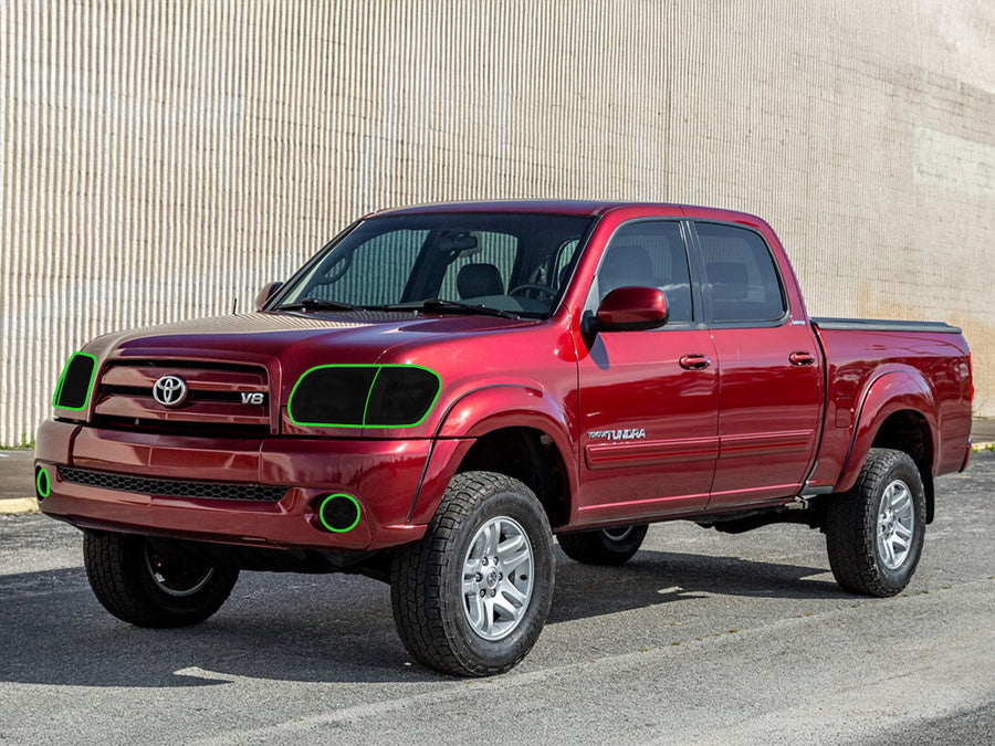 toyota tundra 2003-2006 Headlight Tint Location