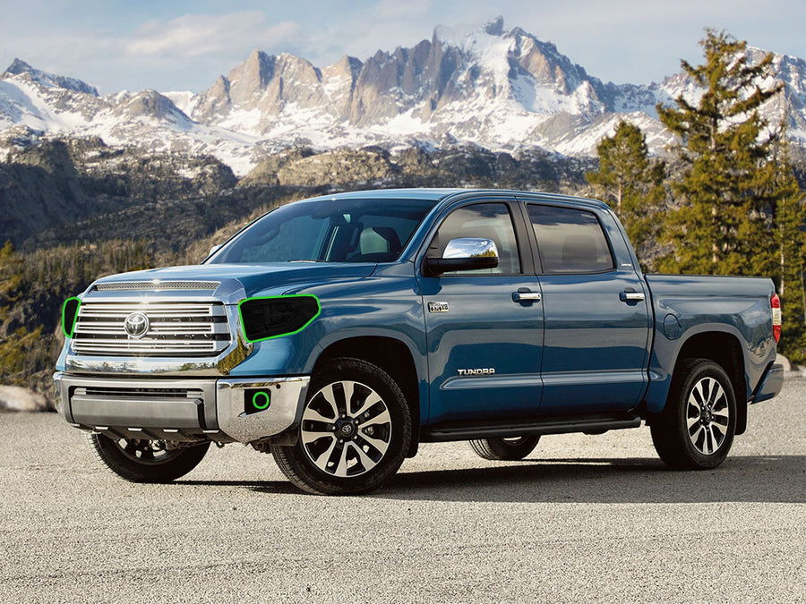 toyota tundra 2014-2021 Headlight Tint Location