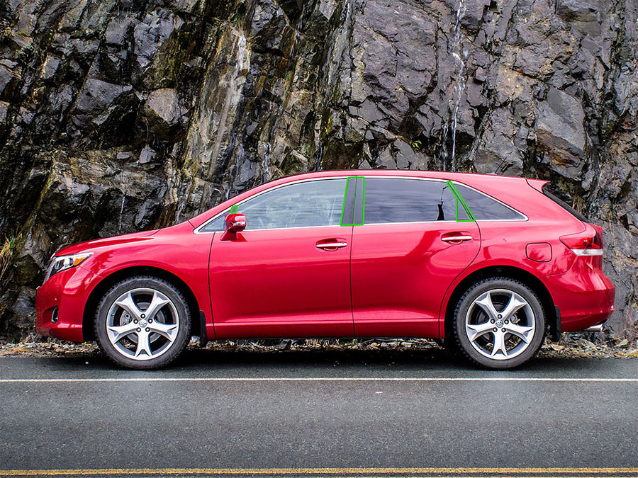 toyota venza 2009-2015 Pillar Post Trim Installation Location