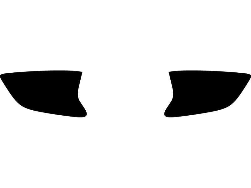 yaris (sedan) Precut Tail Light Tint Diagram