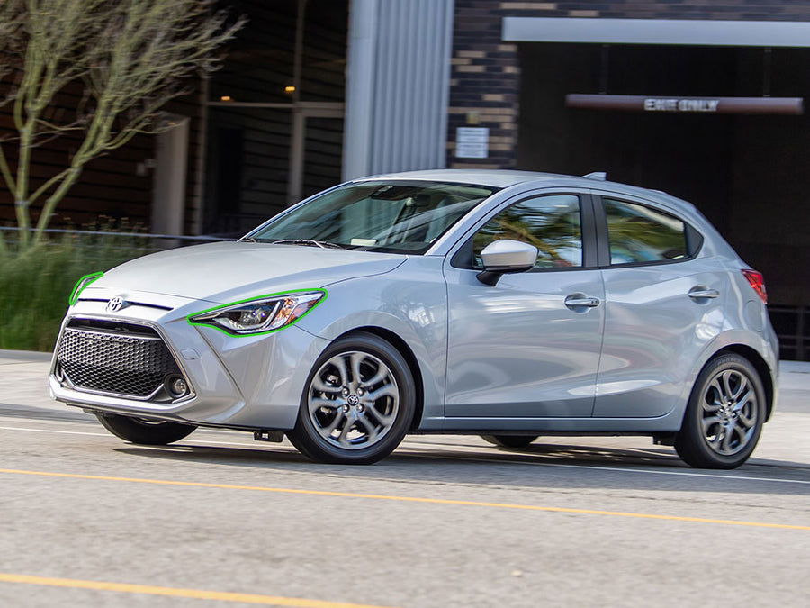 toyota yaris 2019-2020 Headlight Protection Installation Location
