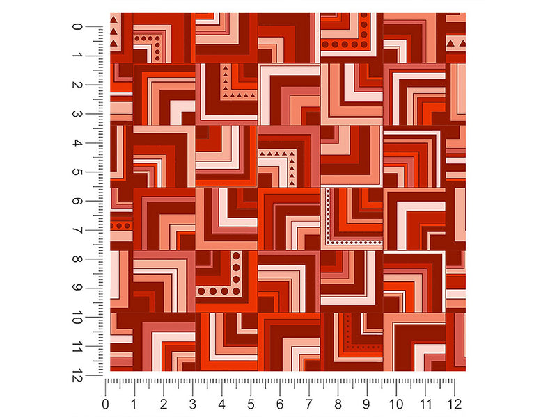 trace amounts art deco 1ft x 1ft Craft Sheets