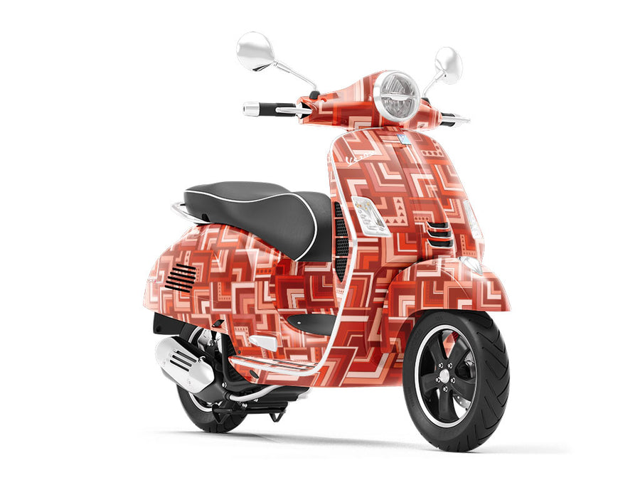 Trace Amounts Art Deco Vespa Scooter Wrap Film