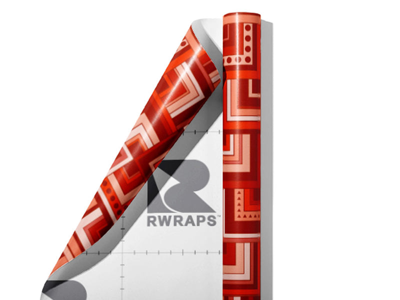 Trace Amounts Art Deco Wrap Film Sheets~Rwraps Series 914 Trace Amounts Art Deco Scrolled Sheet~3