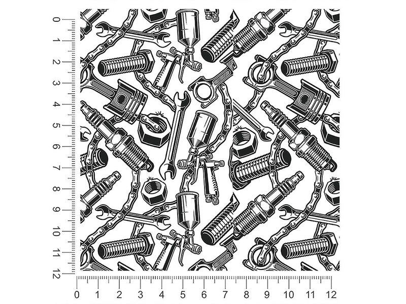 trade tools gearhead 1ft x 1ft Craft Sheets