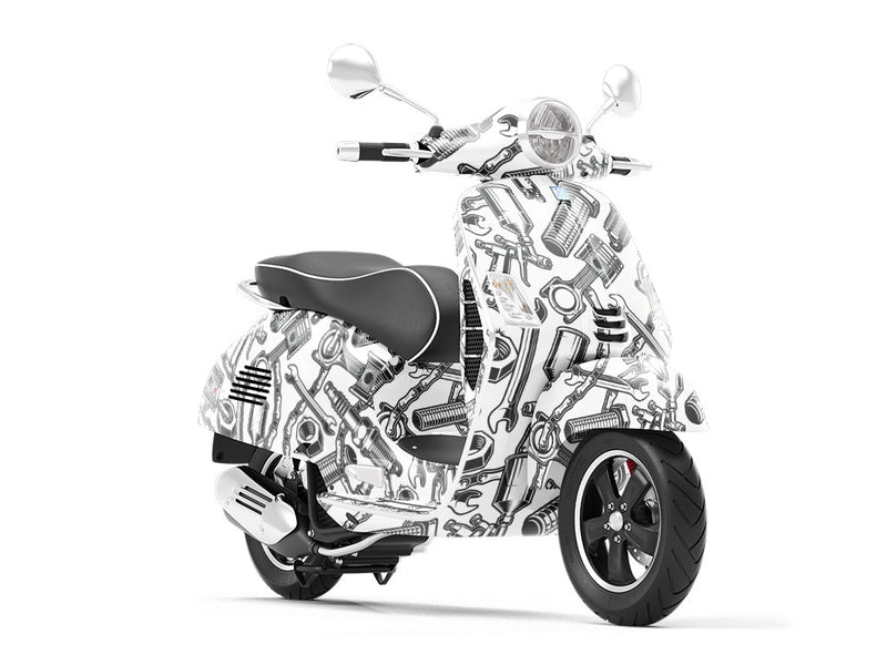 Trade Tools Cars Vespa Scooter Wrap Film