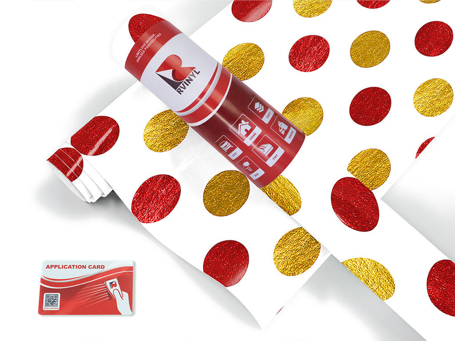 traffic lights polka dot Craft Vinyl Roll