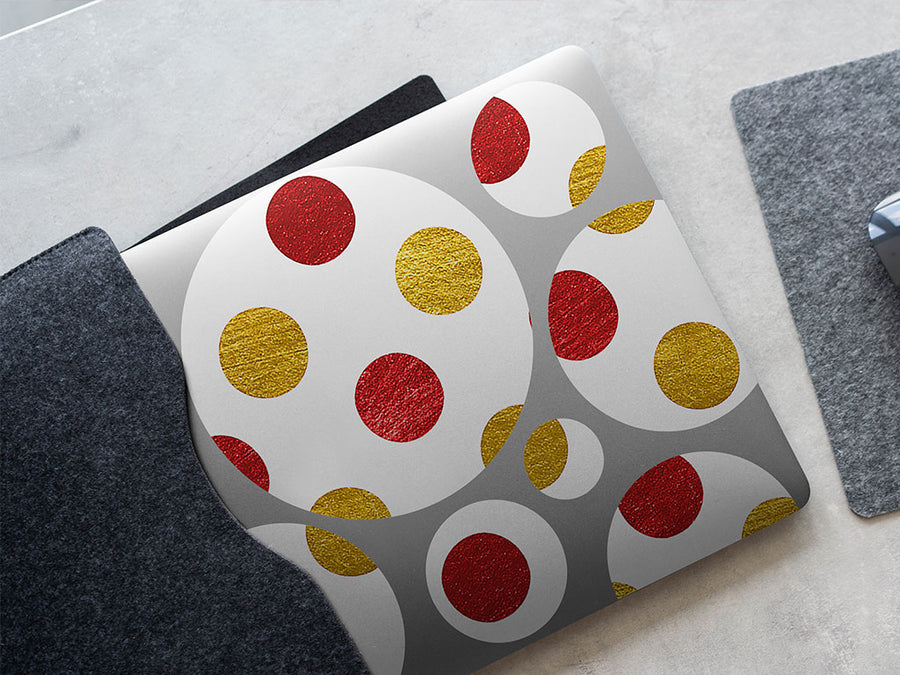 traffic lights polka dot DIY Laptop Stickers