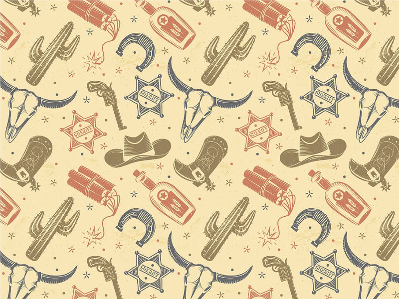 Train Track Danger Cowboy Vinyl Wrap Pattern~Rwraps Series 914 Digitally Printed Vinyl Wrap~0