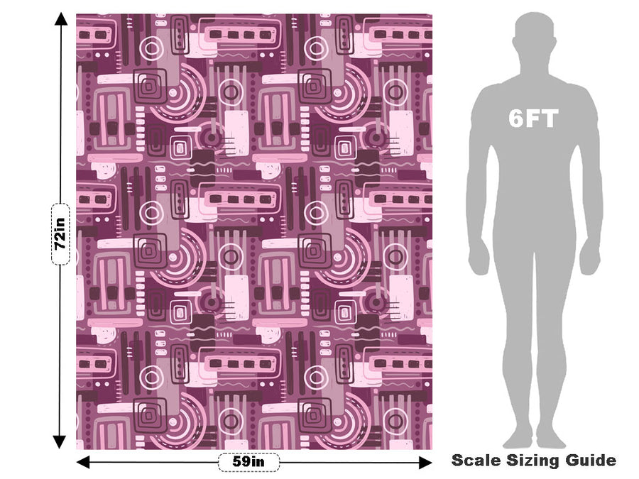 Trapped Orchids Mosaic Vehicle Wrap Scale~Rwraps Series 914 Trapped Orchids Mosaic Measurements~1