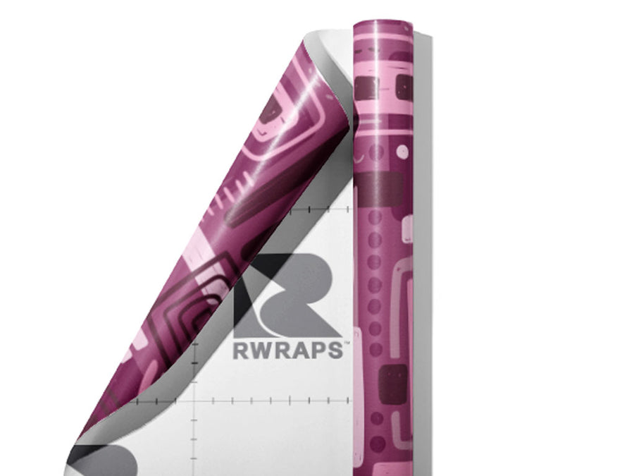 Trapped Orchids Mosaic Wrap Film Sheets~Rwraps Series 914 Trapped Orchids Mosaic Scrolled Sheet~3