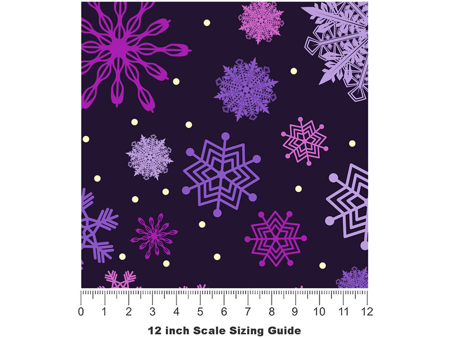 Trapped Under Snow Vinyl Film Pattern Size 12 inch Scale~Rwraps Trapped Under Snow Sizing Chart~2