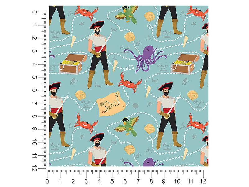 treasure hunters pirate 1ft x 1ft Craft Sheets