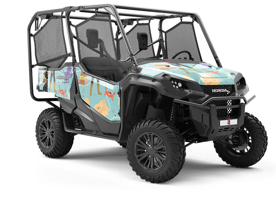 Treasure Hunters Pirate Utility Vehicle Vinyl Wrap