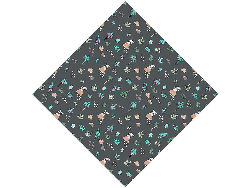 Triassic Trees Dinosaur Vinyl Wrap Pattern