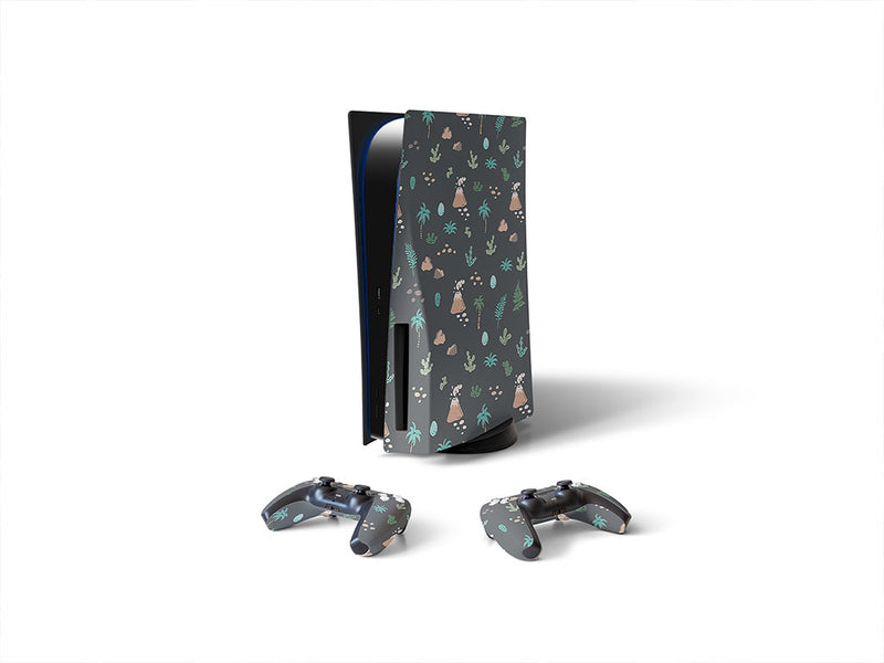 triassic trees dinosaur Sony PS5 DIY Skin