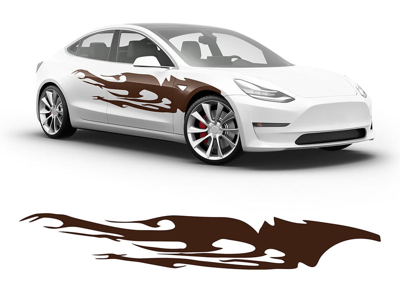 3M Brown Tribal Dreams Body Graphic~Full Side Auto Decal Kit~0